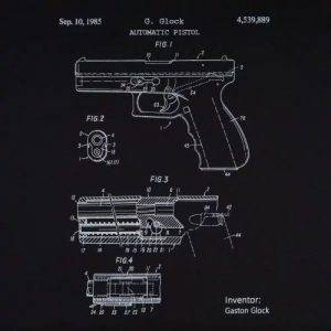 P1G-TAC ФУТБОЛКА GLOCK PISTOL LEGEND COMBAT BLACK UA281-29891-BK-GK
