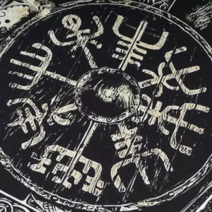 P1G-TAC ТАКТИЧЕСКАЯ ФУТБОЛКА С ПРИНТОМ VALHALLA LOGO BLACK UA281-29891-BK-VLL