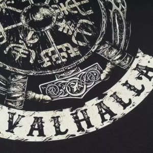 P1G-TAC ТАКТИЧЕСКАЯ ФУТБОЛКА С ПРИНТОМ VALHALLA LOGO BLACK UA281-29891-BK-VLL