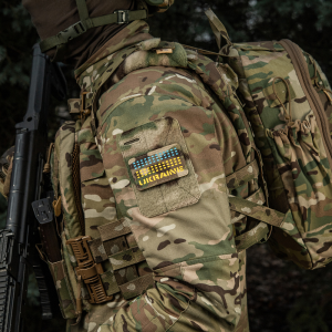 M-TAC НАШИВКА UKRAINE LASER CUT MULTICAM/YELLOW/BLUE/GID