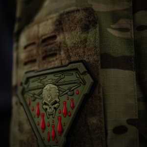 M-TAC НАШИВКА VAMPIR PVC OLIVE
