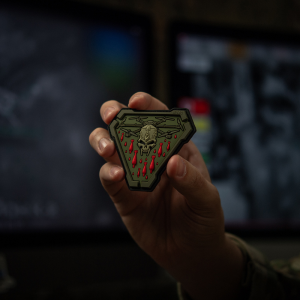 M-TAC НАШИВКА VAMPIR PVC OLIVE