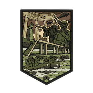 BRAND ELEMENT НАШИВКА ХЕРСОН PVC OLIVE