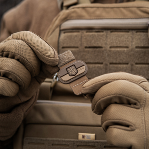 M-TAC MOLLE PATCH ПРАПОР УКРАЇНИ З ГЕРБОМ PVC COYOTE
