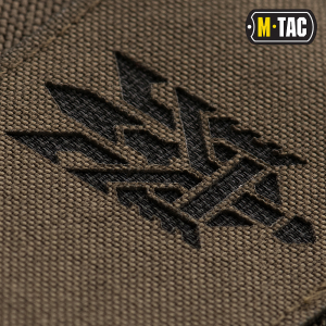 M-TAC НАШИВКА ТРИЗУБ (СТИЛИЗАЦИЯ) LASER CUT ГОРИЗОНТАЛЬНАЯ RANGER GREEN/BLACK