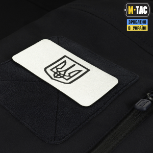 M-TAC НАШИВКА ГЕРБ УКРАЇНИ (80Х50 ММ) СВІТЛОВІДБИВАЮЧА