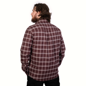 CAMO-TEC РУБАШКА БУРЕВІЙ LOGO TAN BURGUNDY CHECK 9307