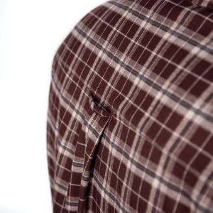 CAMO-TEC РУБАШКА БУРЕВІЙ LOGO TAN BURGUNDY CHECK 9307