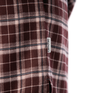 CAMO-TEC РУБАШКА БУРЕВІЙ LOGO TAN BURGUNDY CHECK 9307