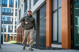 HELIKON-TEX URBAN TACTICAL HOODIE LITE (KANGAROO) STEEL GREY BL-ULK-CB-19