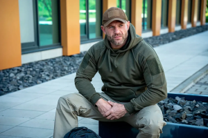 HELIKON-TEX URBAN TACTICAL HOODIE LITE (KANGAROO) GREEN BL-ULK-CB-82