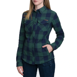 HELIKON-TEX ЖІНОЧА СОРОЧКА В КЛІТИНКУ MARIGOLD MOSS GREEN CHECKERED KO-MWS-NS-PG