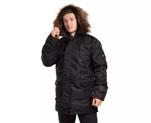 CHAMELEON КУРТКА ЗИМОВА АЛЯСКА N3B BLACK 0705-04