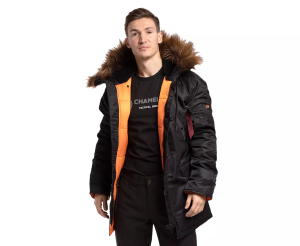 CHAMELEON КУРТКА ЗИМОВА АЛЯСКА N3B BLACK 0705-04