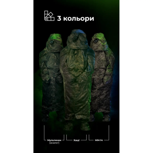 БАЛІСТИКА АНТИТЕПЛОВІЗІЙНИЙ ПОНЧО-ПЛАЩ ЧУГАЙСТЕР GEN 2 ХАЩІ 11033011301