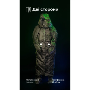 БАЛІСТИКА АНТИТЕПЛОВІЗІЙНИЙ ПОНЧО-ПЛАЩ ЧУГАЙСТЕР GEN 2 ММ14 11033010701