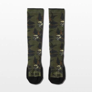 5.11 НОСКИ SOCK & AWE BROKEN SPARROW RANGER GREEN 10041AFY-186