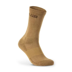 5.11 ШКАРПЕТКИ ТАКТИЧНІ DUTY READY BASIC CREW SOCKS 6 ПАР US DARK COYOTE 10049-389