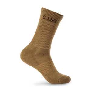 5.11 ШКАРПЕТКИ ТАКТИЧНІ DUTY READY BASIC CREW SOCKS 6 ПАР US DARK COYOTE 10049-389