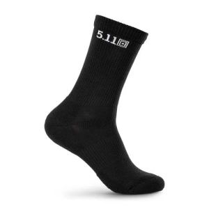 5.11 ШКАРПЕТКИ ТАКТИЧНІ DUTY READY BASIC CREW SOCKS 6 ПАР BLACK 10049-019