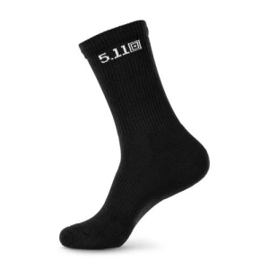 5.11 ШКАРПЕТКИ ТАКТИЧНІ DUTY READY BASIC CREW SOCKS 6 ПАР BLACK 10049-019