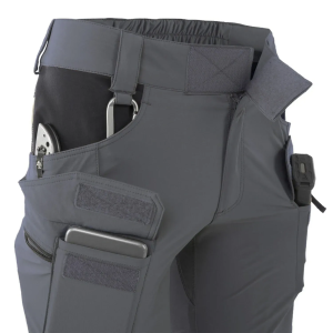 HELIKON-TEX ЖЕНСКИЕ ШОРТЫ OTS 8,5'' VERSASTRETCH LITE SHADOW GREY/BLACK SW-OTS-VL-3501A