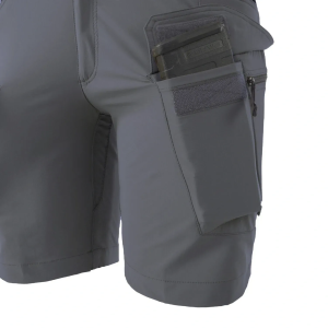 HELIKON-TEX ЖЕНСКИЕ ШОРТЫ OTS 8,5'' VERSASTRETCH LITE SHADOW GREY/BLACK SW-OTS-VL-3501A