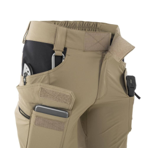 HELIKON-TEX ЖЕНСКИЕ ШОРТЫ OTS 8,5'' VERSASTRETCH LITE KHAKI/BLACK SW-OTS-VL-1301A