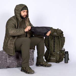 CAMO-TEC ЛЕГКИЙ ПУХОВИК STORM HOOD 3.0 OLIVE 9392