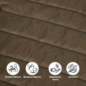 CAMO-TEC ЛЕГКИЙ ПУХОВИК STORM HOOD 3.0 OLIVE 9392