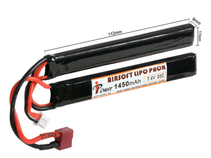 IPOWER АККУМУЛЯТОР LI-PO 1450MAH 7,4 V 20C T-CONNECT IPOWER ALP1450R4-2S-N-D