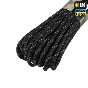 M-TAC ПАРАКОРД 550 MIL-SPEC BLACK REFLECTIVE 15М