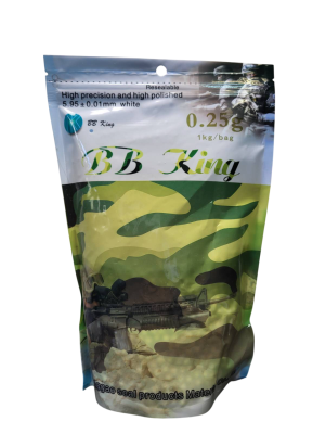 BB KING СТРАЙКБОЛЬНЫЕ ШАРЫ 0.25G 1KG