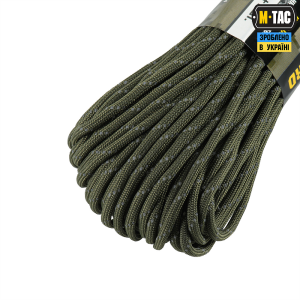M-TAC ПАРАКОРД 550 MIL-SPEC RANGER GREEN REFLECTIVE 30М