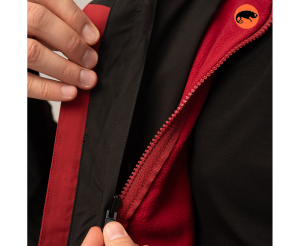 CHAMELEON КУРТКА GALE BLACK/BURGUNDY 00023-03