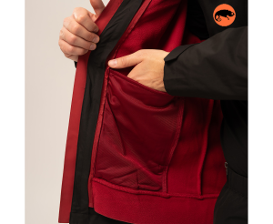 CHAMELEON КУРТКА GALE BLACK/BURGUNDY 00023-03