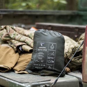 CAMO-TEC УТЕПЛЕНЕ ПОНЧО-ТРАНСФОРМЕР КІРЕЯ OLIVE 9303