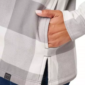 5.11 СОРОЧКА ЖІНОЧА LOUISE SHIRT JACKET OVERCAST GREY CHECK 38085-1151