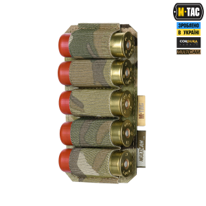M-TAC ПАТРОНТАШ НА ЛИПУЧКЕ ДЛЯ ПАТРОНОВ 12 КАЛИБРА MULTICAM