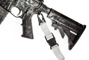 FRAG ЗБРОЙОВИЙ ОДНОТОЧКОВИЙ РЕМІНЬ З КАРАБІНОМ WHITE