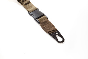 FRAG ЗБРОЙОВИЙ ОДНОТОЧКОВИЙ РЕМІНЬ З КАРАБІНОМ COYOTE