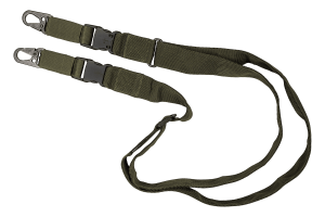 FRAG ОРУЖЕЙНЫЙ ДВУХТОЧЕЧНЫЙ ШИРОКИЙ РЕМЕНЬ С ДВУМЯ КАРАБИНАМИ OLIVE