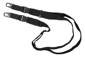 FRAG ОРУЖЕЙНЫЙ ДВУХТОЧЕЧНЫЙ ШИРОКИЙ РЕМЕНЬ С ДВУМЯ КАРАБИНАМИ BLACK