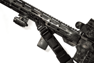 FRAG ЗБРОЙОВИЙ ТРЬОХТОЧКОВИЙ РЕМІНЬ З КАРАБІНОМ І АНТАБКОЮ QD MAX BLACK