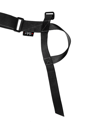 FRAG ЗБРОЙОВИЙ ТРЬОХТОЧКОВИЙ РЕМІНЬ З КАРАБІНОМ І АНТАБКОЮ QD MAX BLACK