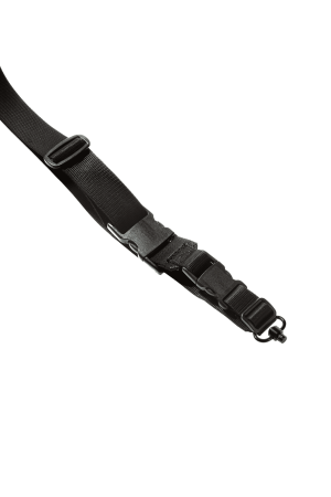 FRAG ЗБРОЙОВИЙ ТРЬОХТОЧКОВИЙ РЕМІНЬ З КАРАБІНОМ І АНТАБКОЮ QD MAX BLACK