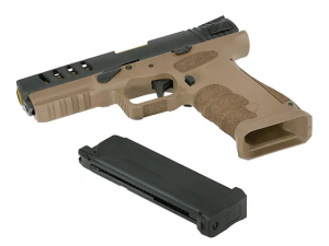 APS ПИСТОЛЕТ APS SHARK FULL AUTO GREEN GAS DARK EARTH 19065