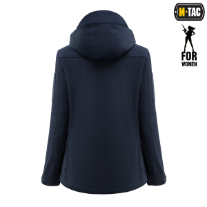 M-TAC КУРТКА SOFT SHELL LADY DARK NAVY BLUE