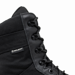 MILBOT ДЕМИСЕЗОННЫЕ ТАКТИЧЕСКИЕ БОТИНКИ LIGHTNING BLACK LEATHER