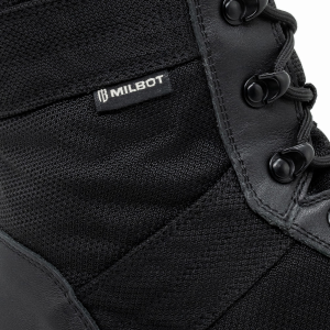 MILBOT ДЕМИСЕЗОННЫЕ ТАКТИЧЕСКИЕ БОТИНКИ LIGHTNING BLACK LEATHER
